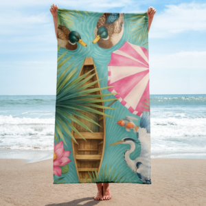 sublimated-towel-white-30x60-beach-686c248e6dc8b Gondola en Venecia