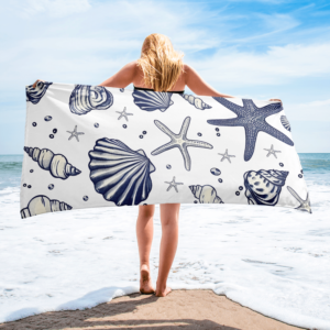 sublimated-towel-white-30x60-beach-6893781d2ab2a Shell