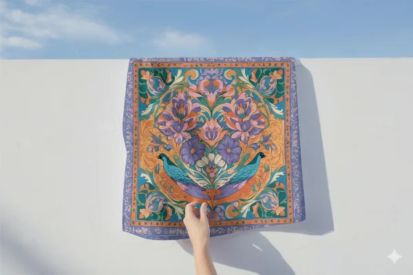 Vintage Birds & Mosaic